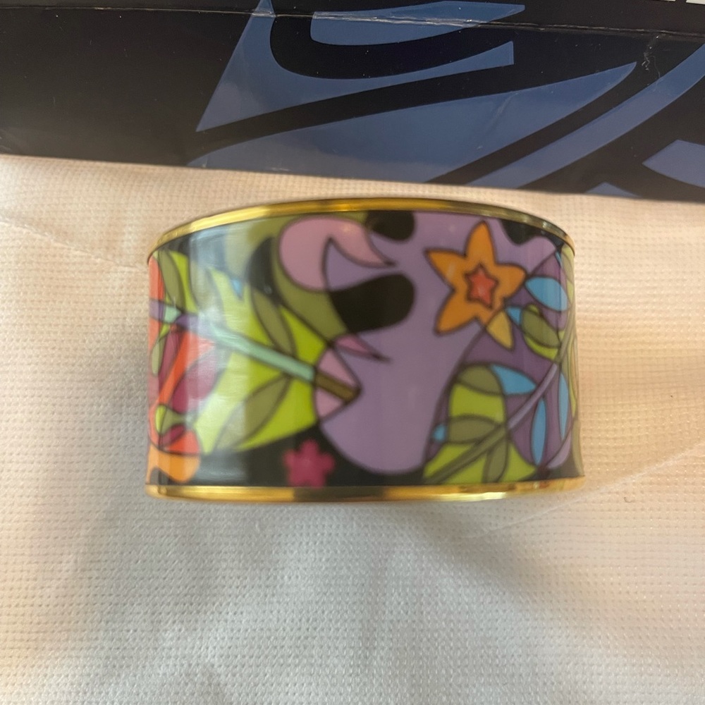 Authentic Frey Wille enamel and 24k bracelet - Picture 2 of 5